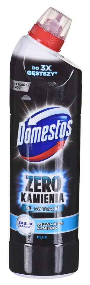 ⁨Domestos Zero Kamienia Blue Żel WC 750ml⁩ w sklepie Wasserman.eu