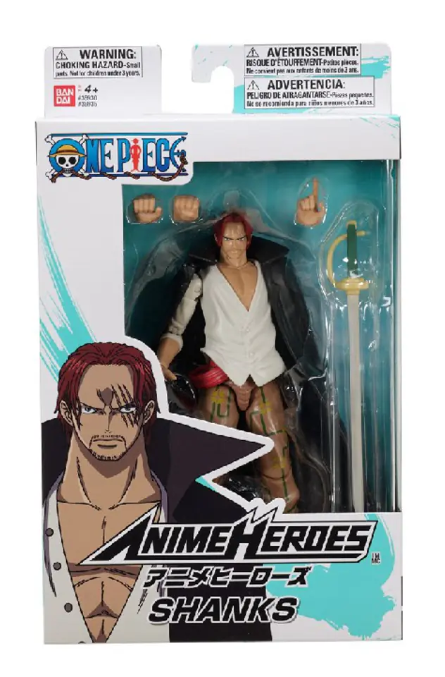 ANIME HEROES ONE PIECE - SHANKS at Wasserman.eu