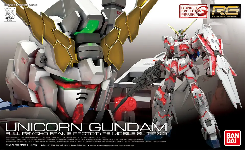 ⁨RG 1/144 UNICORN GUNDAM BL⁩ at Wasserman.eu