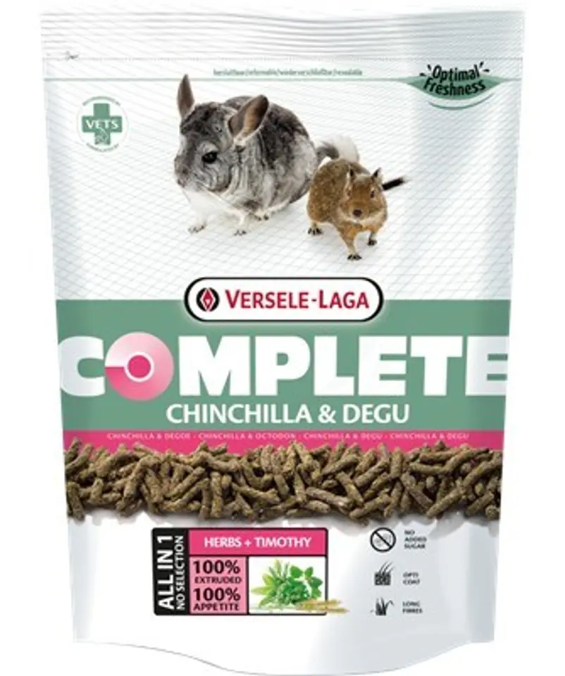 ⁨VERSELE LAGA Chinchilla & Degu Complete - pokarm dla szynszyli i koszatniczek 500g⁩ w sklepie Wasserman.eu