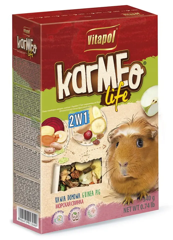 ⁨VITAPOL Food 2in1 fruit and vegetable for guinea pig 340g⁩ at Wasserman.eu