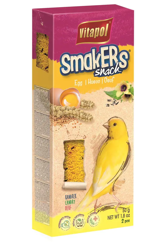 ⁨VITAPOL Ei-Sticks für Kanarien 2Stk. 50g⁩ im Wasserman.eu