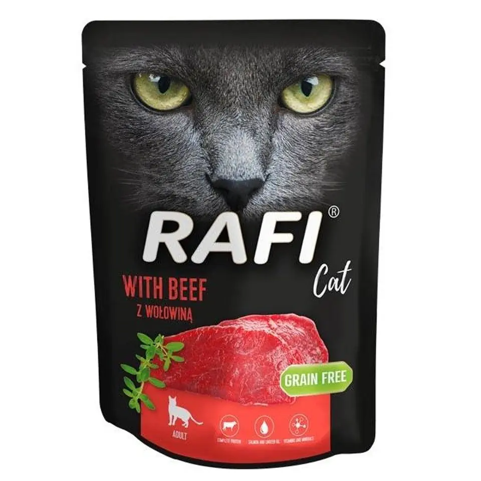 ⁨DOLINA NOTECI RAFI CAT Beef - Wet cat food 300 g⁩ at Wasserman.eu