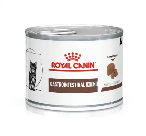 ⁨ROYAL CANIN Gastrointestinal Kitten Ultra Soft Mousse - wet kitten food - 195 g⁩ at Wasserman.eu