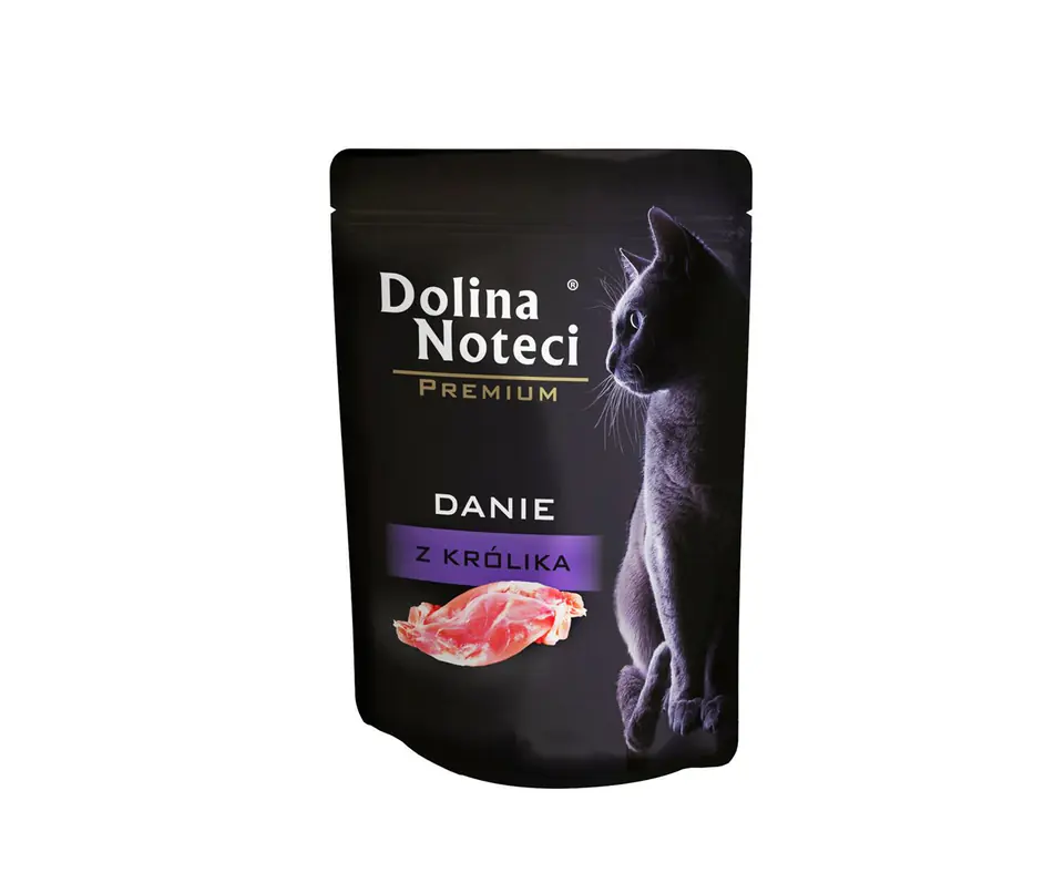 ⁨Dolina Noteci Rabbit dish for cats 85g⁩ at Wasserman.eu