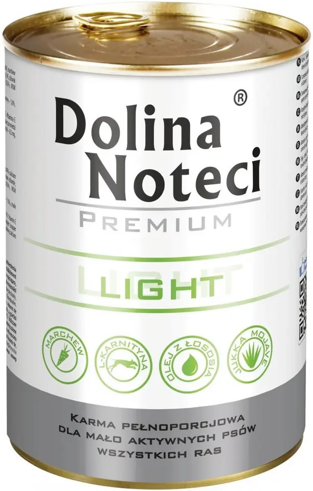 ⁨Dolina Noteci Premium Light - Wet dog food - Pork, Chicken 400 g⁩ at Wasserman.eu