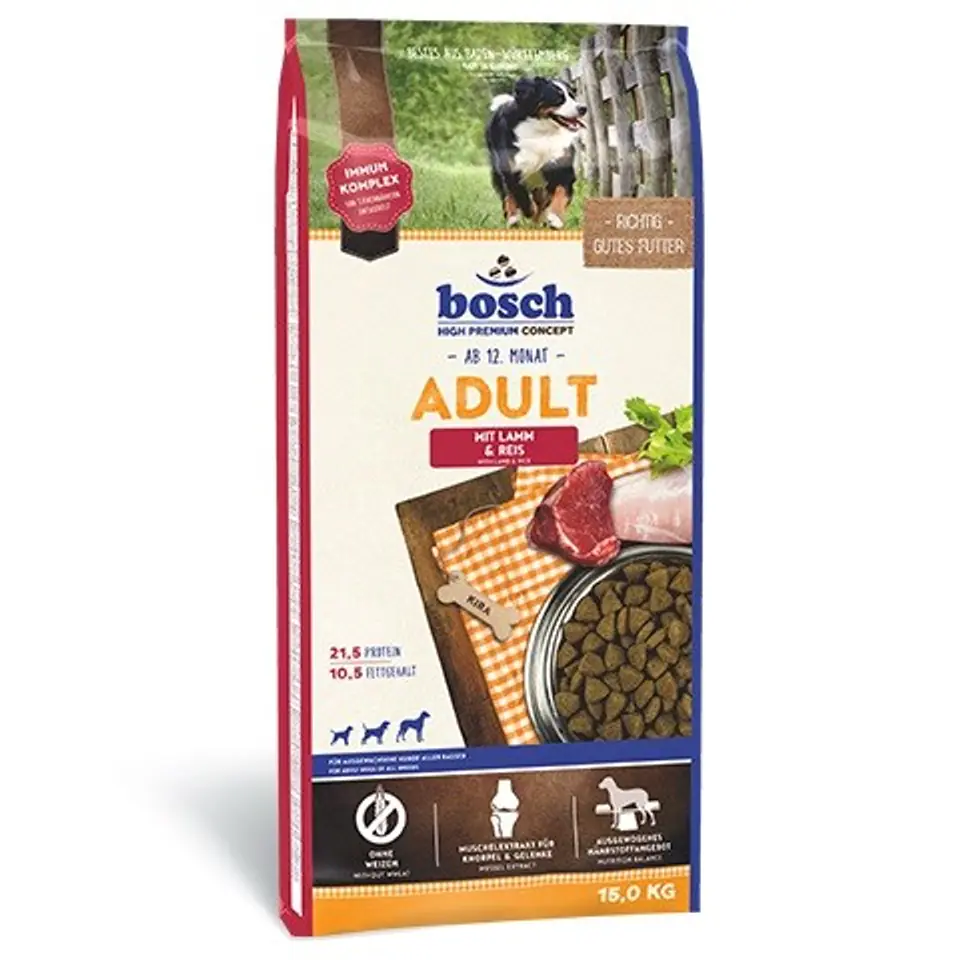 ⁨Bosch 01030 Adult Lamb & Rice 3kg⁩ at Wasserman.eu