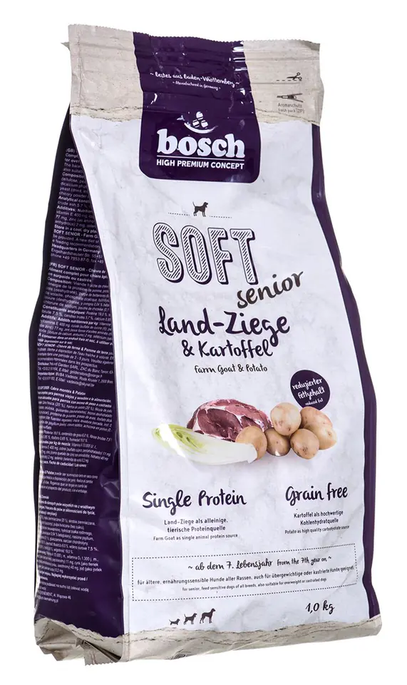 ⁨BOSCH Soft Senior Kozina&Ziemniak - sucha karma dla psa - 1kg⁩ w sklepie Wasserman.eu