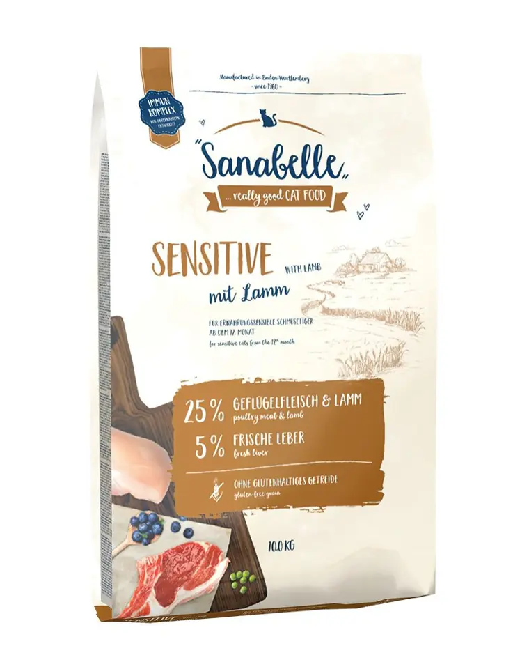 ⁨Karma BOSCH Sanabelle Sensitive with lamb 10Kg⁩ at Wasserman.eu