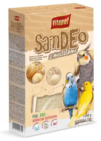 ⁨VITAPOL Sand mit Schalen 1,5kg⁩ im Wasserman.eu