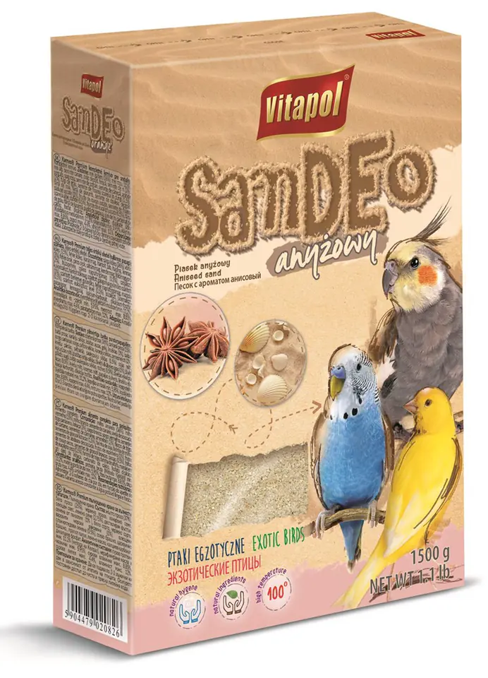 ⁨Vitapol Anise sand for birds 1.5 kg⁩ at Wasserman.eu