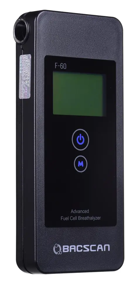 ⁨BACscan F-60 alcohol tester 0 - 5% Gray⁩ at Wasserman.eu