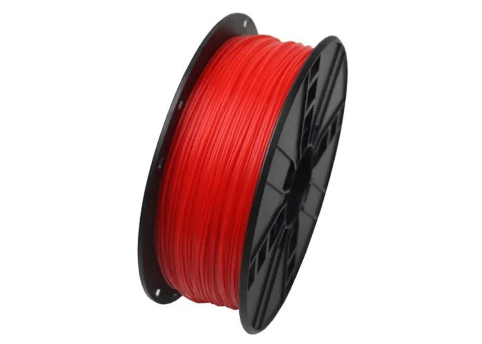 ⁨Gembird 3DP-PLA1.75-01-FR 3D printing material Polylactic acid (PLA) Fluorescent red 1 kg⁩ at Wasserman.eu