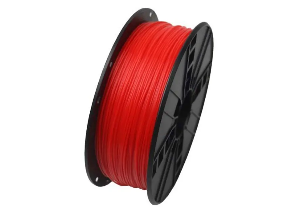 ⁨GEMBIRD FILAMENT PLA 1.75MM, 1KG, KOLOR FLUORESCENCYJNY CZERWONY⁩ w sklepie Wasserman.eu