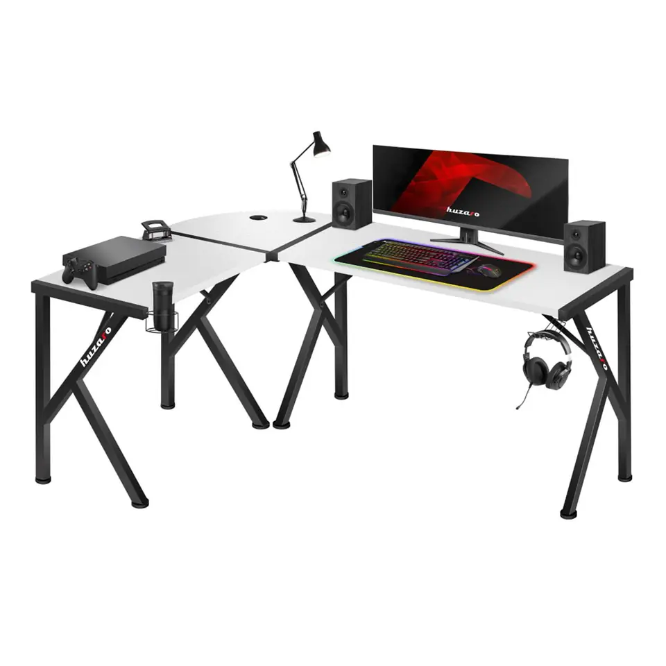 ⁨Gaming desk Huzaro Hero 6.3 White⁩ at Wasserman.eu