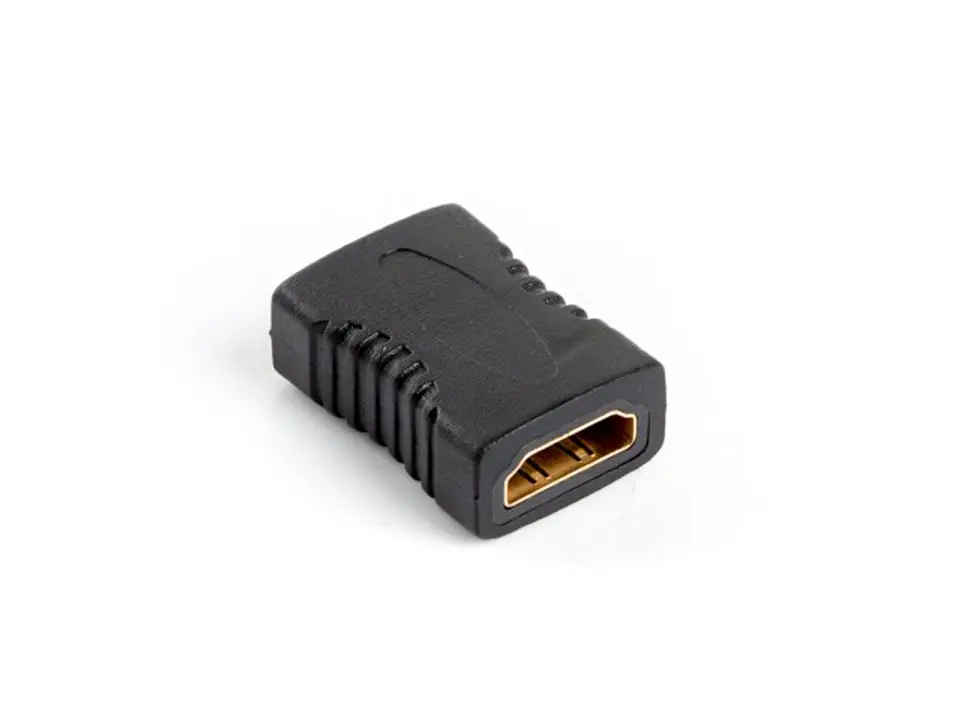 ⁨Adapter Lanberg AD-0018-BK (HDMI F - HDMI F; kolor czarny)⁩ w sklepie Wasserman.eu