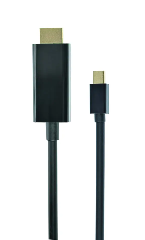 ⁨GEMBIRD CC-mDP-HDMI-6 cable (Mini DisplayPort M - HDMI M; 1.8m; black)⁩ at Wasserman.eu