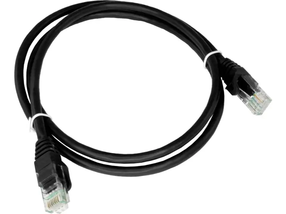 ⁨ALANTEC PATCH-CORD U/UTP KAT.6A LSOH 5.0M CZARNY⁩ w sklepie Wasserman.eu