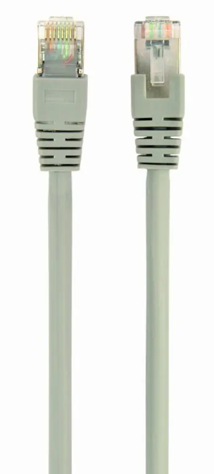 ⁨Kabel S/FTP GEMBIRD PP6A-LSZHCU-5M (RJ45 - RJ45 ; 5m; S/FTP; kat. 6a; kolor szary)⁩ w sklepie Wasserman.eu