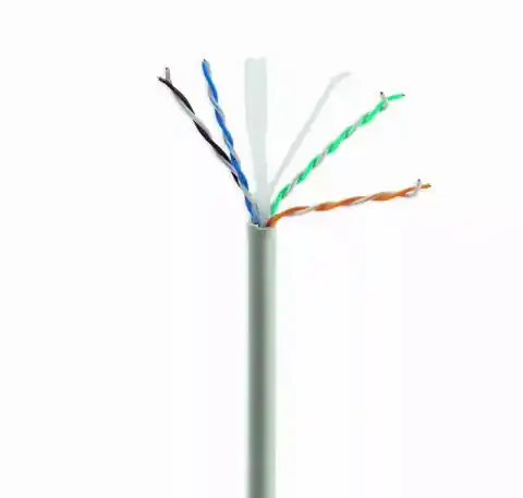 ⁨GEMBIRD UPC-6004SE-SOL/100 Network Cable (UTP; 100m; Cat. 6; grey)⁩ at Wasserman.eu