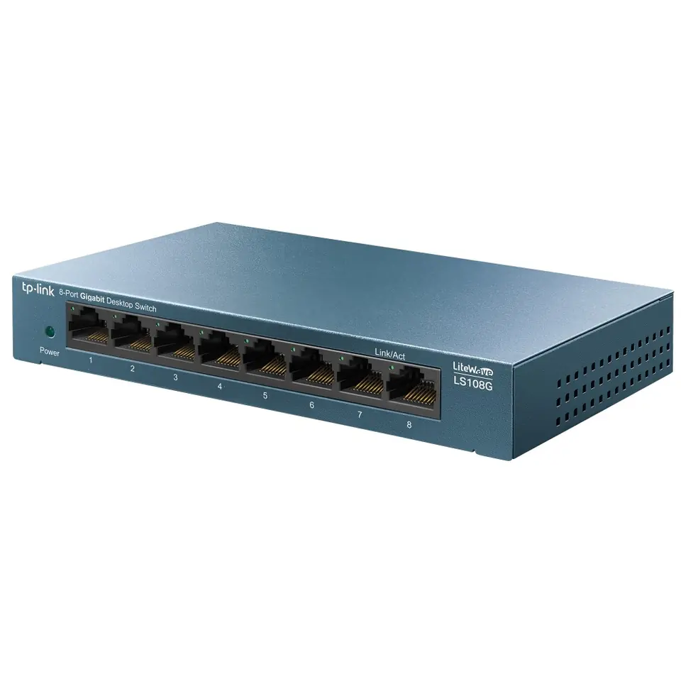 ⁨TP-Link 8-Port 10/100/1000Mbps Desktop Network Switch⁩ at Wasserman.eu