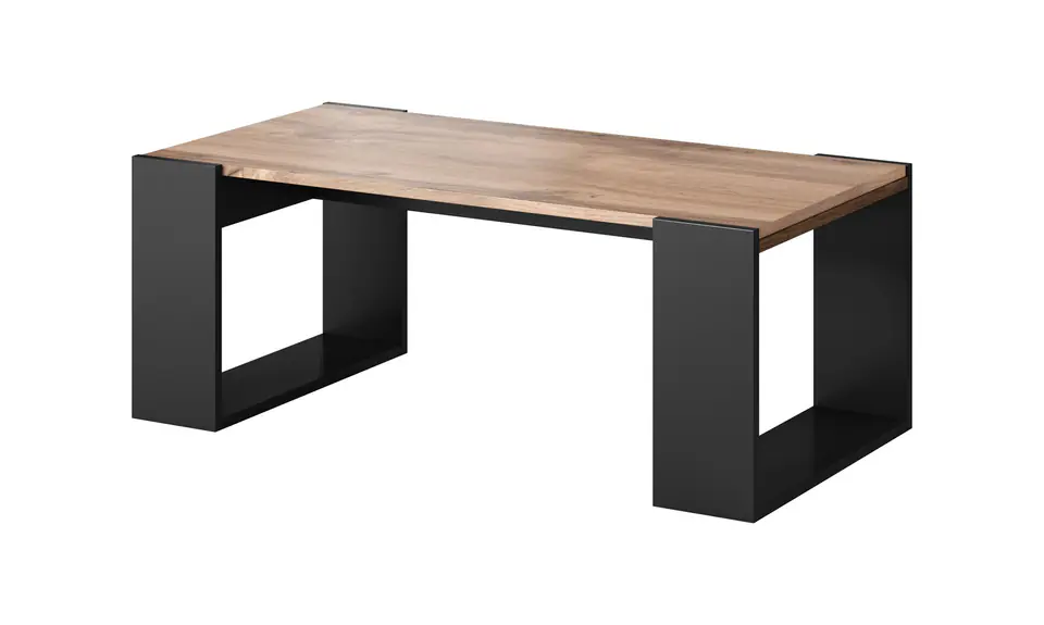 ⁨Cama Bench/table WOOD 120x54,5x46 oak wotan + anthracite⁩ at Wasserman.eu