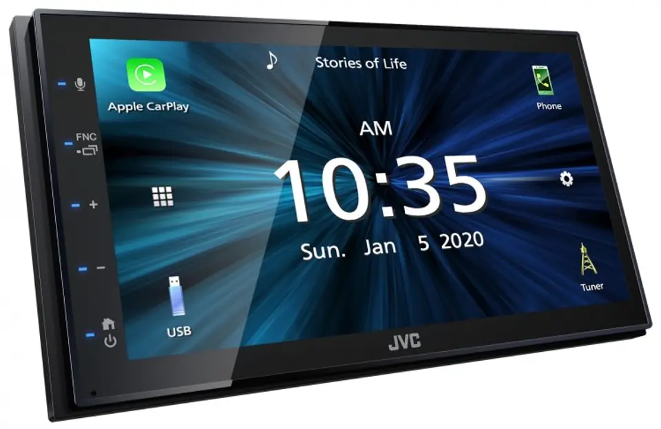 ⁨JVC KW-M560BT car media receiver Black 200 W Bluetooth⁩ at Wasserman.eu