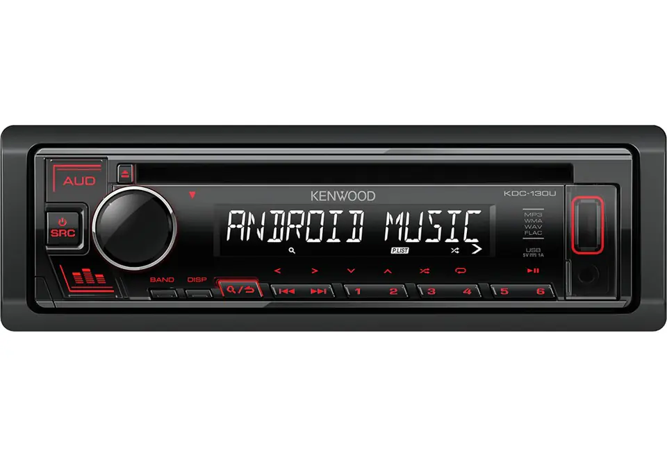 Kenwood KDC-130UR Auto Media-Receiver Schwarz 200 W im Wasserman.eu