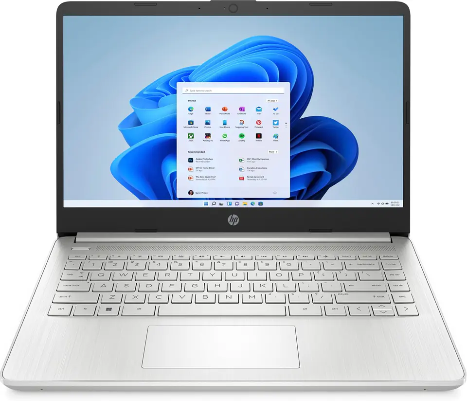 HP 14s-dq3331nw Notebook 35.6 cm (14") Full HD Intel® Celeron® 4 GB DDR4-SDRAM 256 GB SSD Wi-Fi 5 (802.11ac) Windows 11 Home Silver at Wasserman.eu