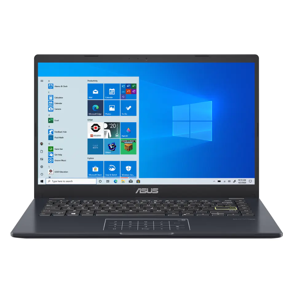 Asus E410MA-EK1828W Celeron N4020 14.0" FHD 220NITS AG LED BACKLIT 4GB DDR4 SSD256GB UHD Graphics 600 WLAN+BT CAM 42WHRS W11 Black at Wasserman.eu