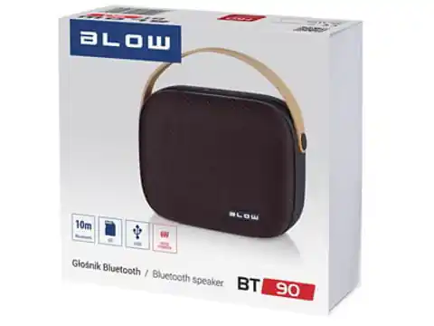 ⁨Blow BT90 HQ Głośnik bluetooth, USB, microSD, Aux⁩ w sklepie Wasserman.eu