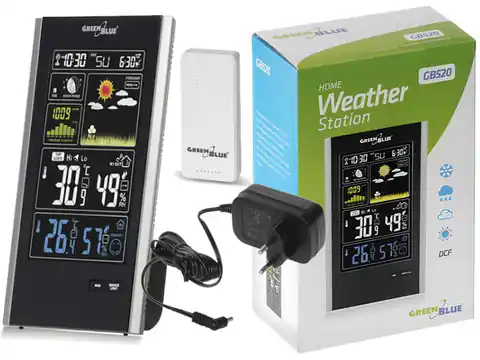 ⁨DCB GreenBlue GB520 wireless weather station⁩ at Wasserman.eu