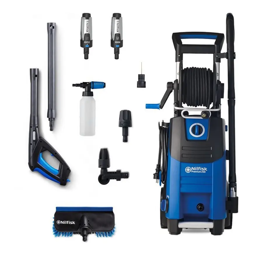 ⁨Nilfisk PREMIUM 200-15 EU - CAR WASH  Pressure washer Straight Electric 650 l/h Blue, Black⁩ at Wasserman.eu