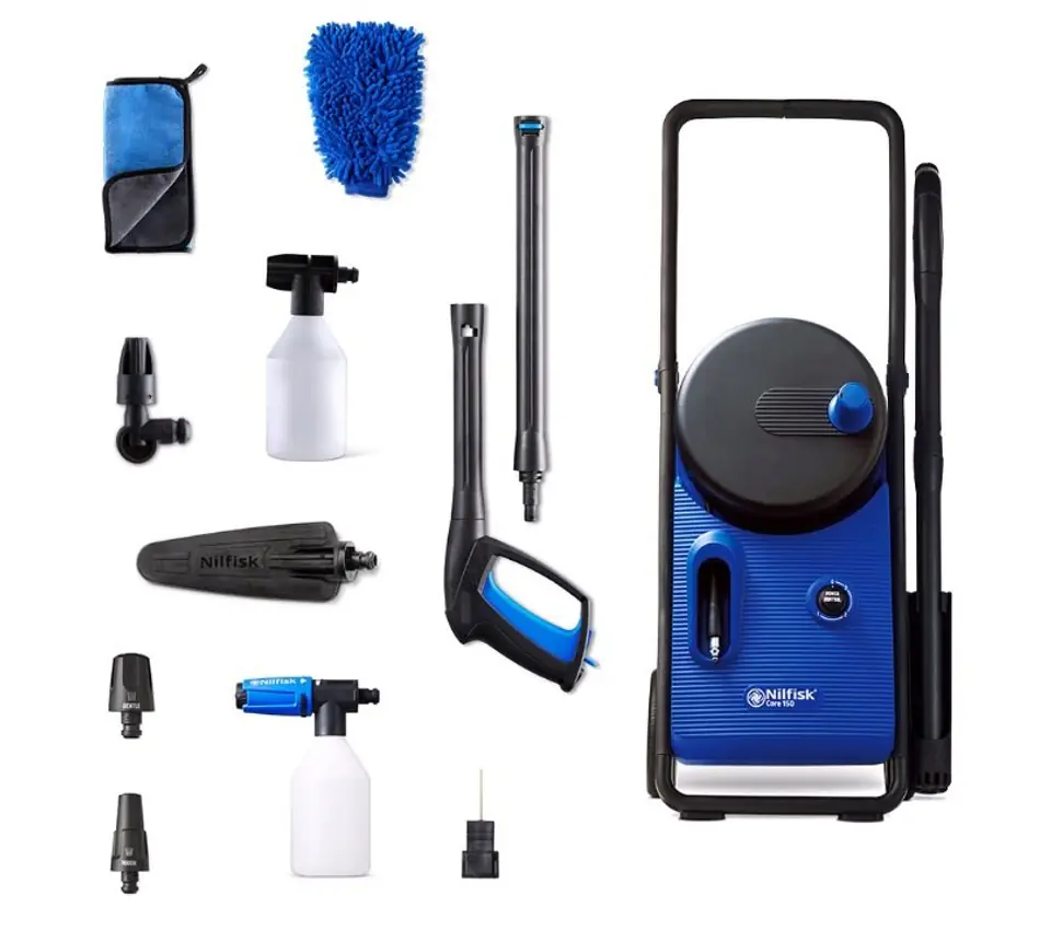 ⁨Nilfisk Core 150-10 PowerControl LUXURY CAR WASH pressure washer Upright Electric 468 l/h 2000 W Blue⁩ at Wasserman.eu