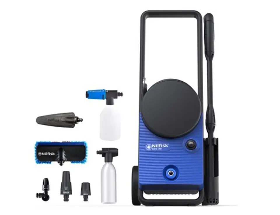 ⁨Nilfisk Core 130-6 PowerControl - CAR WASH EU pressure washer Upright Electric 462 l/h Black, Blue⁩ at Wasserman.eu