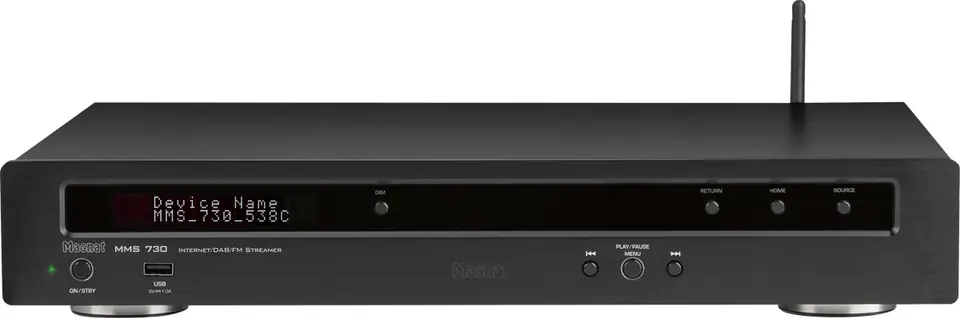 ⁨MAGNAT MMS 730 Network Player DAB+ FM USB Wi-Fi Bluetooth Black⁩ at Wasserman.eu