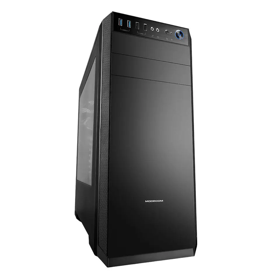 Modecom Oberon Pro Midi-Tower Black at Wasserman.eu