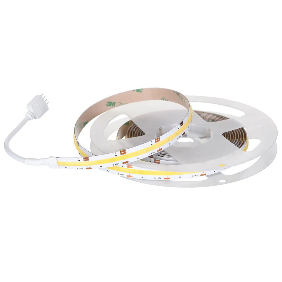 ⁨Taśma LED COB CCT 3m z zasilaczen + pilot IP20⁩ w sklepie Wasserman.eu