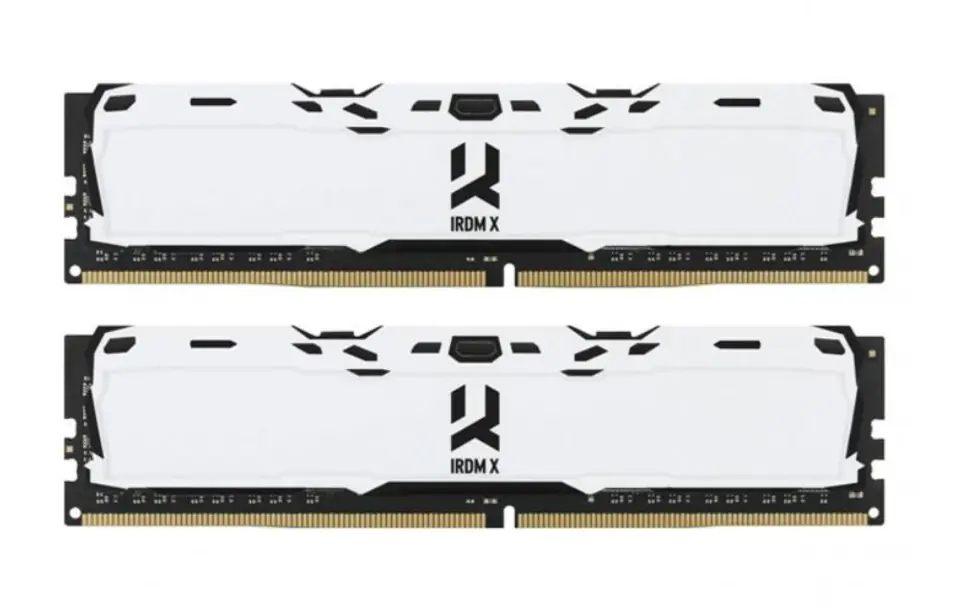 ⁨GOODRAM DDR4 16GB PC4-25600 (3200MHz) 16-20-20 DUAL CHANNEL KIT IRDM X WHITE 1024x8⁩ w sklepie Wasserman.eu