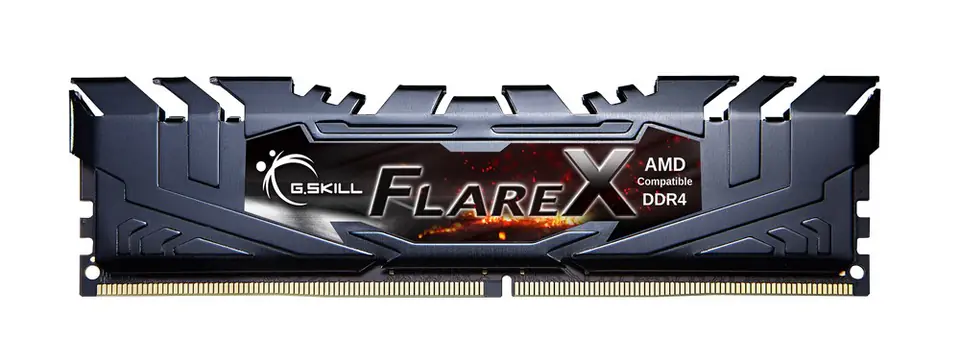 ⁨Zestaw pamięci G.SKILL FlareX F4-3200C16D-16GFX (DDR4 DIMM; 2 x 8 GB; 3200 MHz; CL16)⁩ w sklepie Wasserman.eu