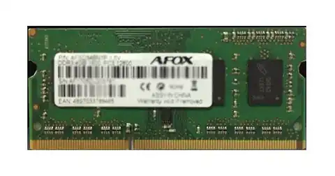 ⁨AFOX SO-DIMM DDR3 4GB memory module 1600 MHz⁩ at Wasserman.eu