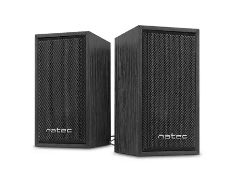 ⁨Zestaw głośników komputerowe NATEC Panther NGL-1229 (2.0; kolor czarny)⁩ w sklepie Wasserman.eu