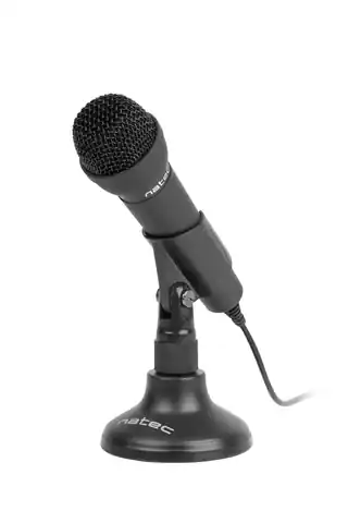 ⁨Mikrofon NATEC Adder NMI-0776 (kolor czarny)⁩ w sklepie Wasserman.eu