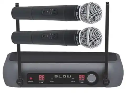 ⁨Blow PRM 902 Dwa mikrofony bezprzewodowe⁩ w sklepie Wasserman.eu