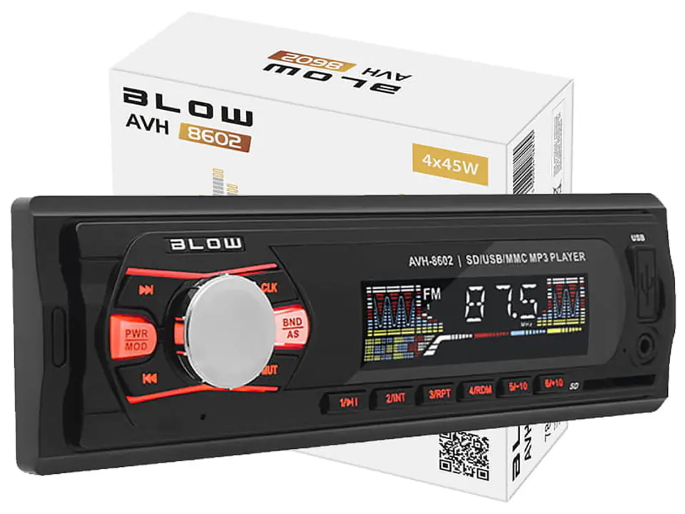 Radio samochodowe Blow MP3 USB SD MMC AVH-8602 w sklepie Wasserman.eu