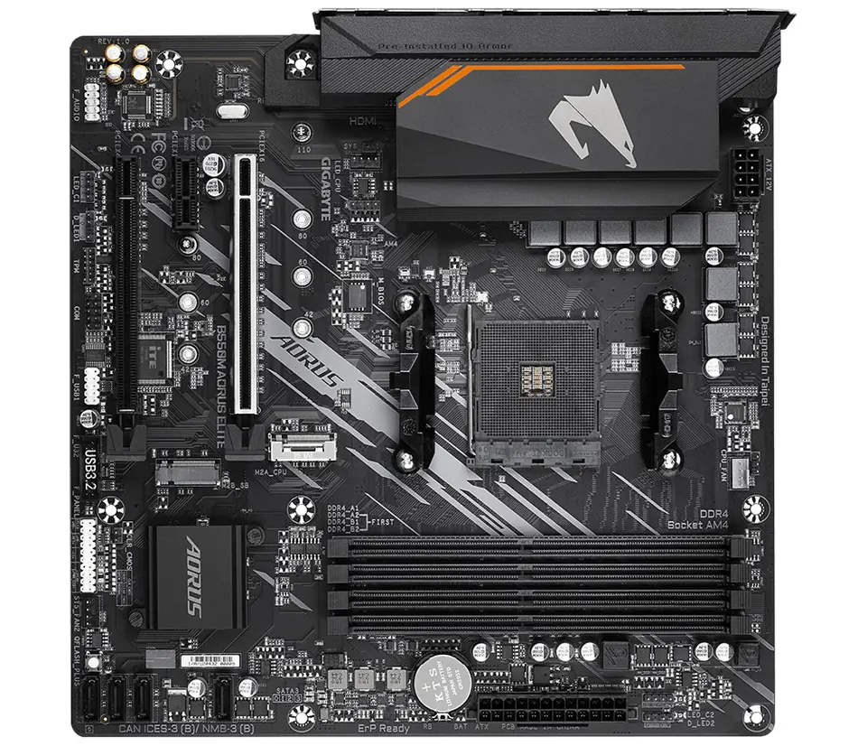 ⁨Gigabyte B550M AORUS ELITE Socket AM4 micro ATX AMD B550⁩ at Wasserman.eu