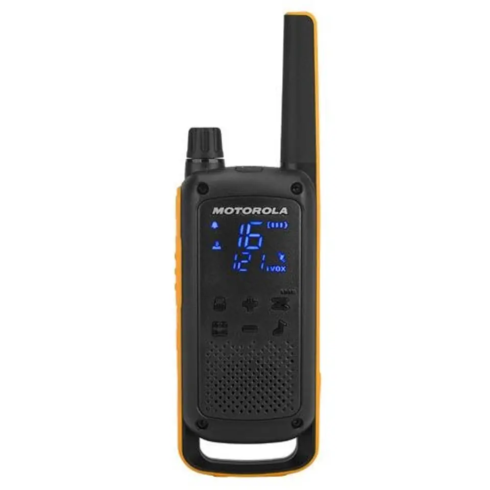 ⁨Motorola T82 Twin Pack two-way radio 16 channels Black,Orange⁩ at Wasserman.eu