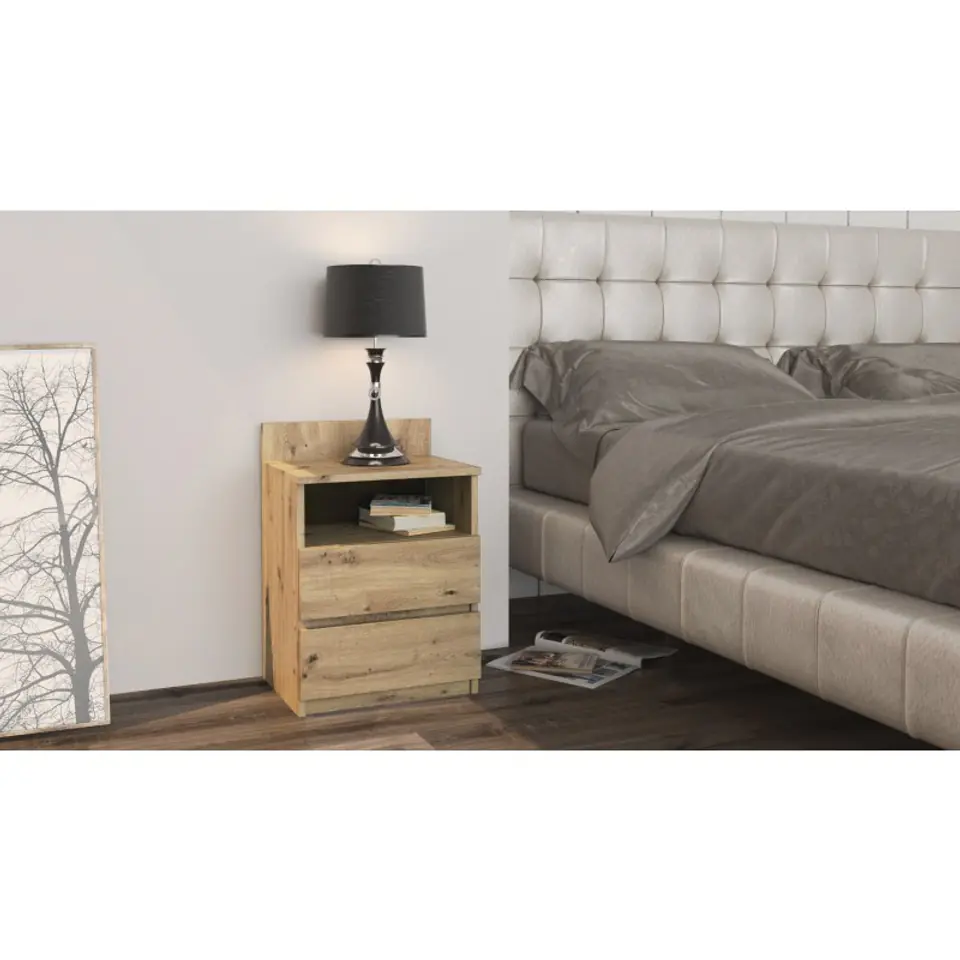 ⁨BEDSIDE TABLE M1 - ARTISAN OAK⁩ at Wasserman.eu