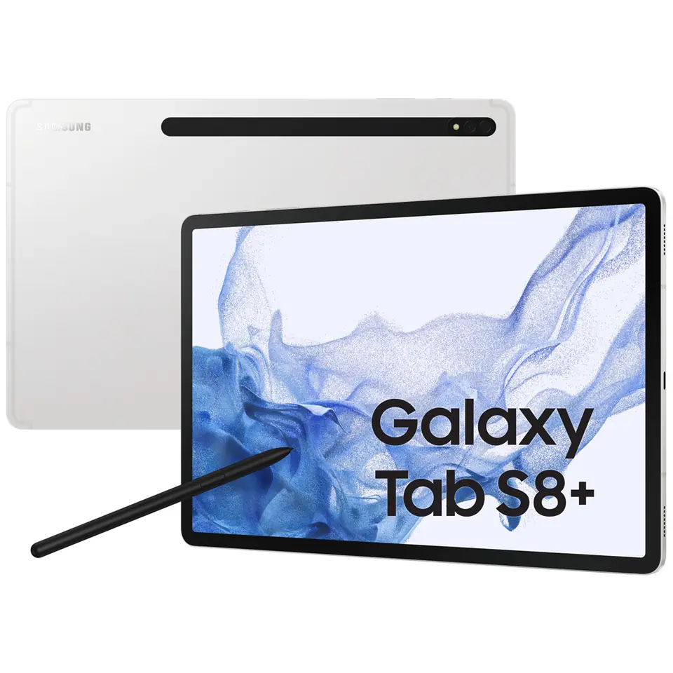 ⁨Tablet Samsung Galaxy Tab S8+ (X806) 12.4" 8/128GB LTE 5G Silver⁩ w sklepie Wasserman.eu