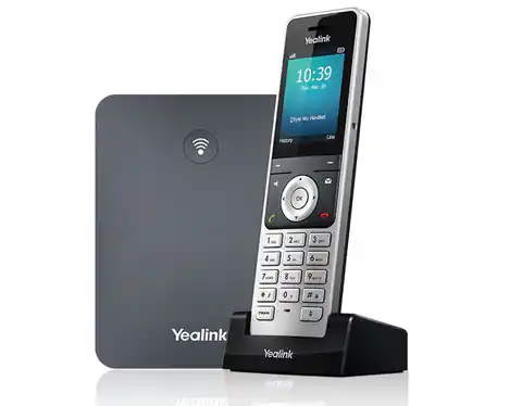 ⁨Telefon VoIP Yealink W76P (baza + słuchawka W56H)⁩ w sklepie Wasserman.eu